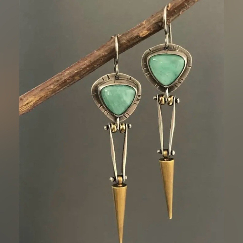 TURQUOISE DROP EARRINGS